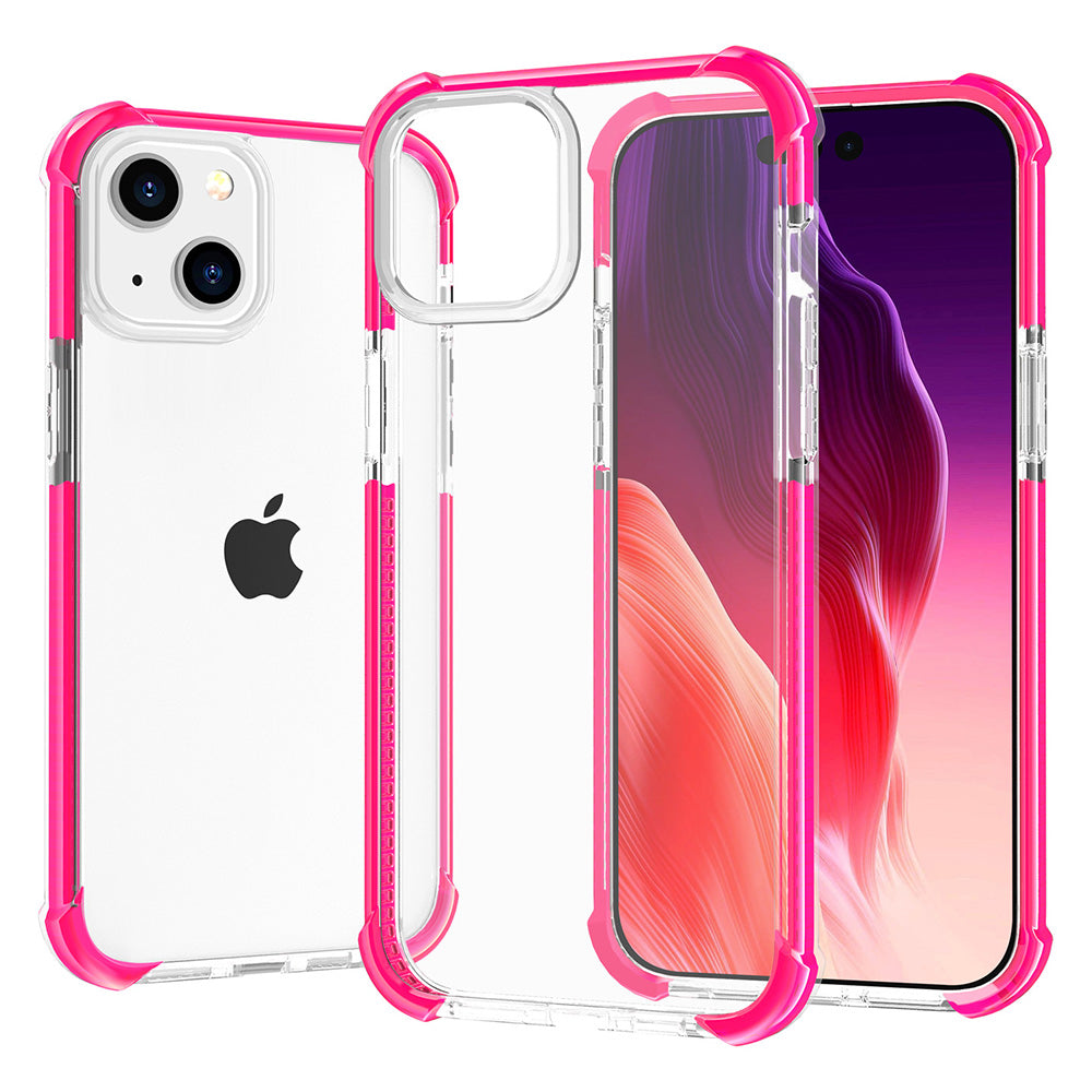 Four Corner Anti-drop Clear Phone Case for iPhone 15 TPU Acrylic Phone Cover Four Corner Anti-drop Clear Phone Case for iPhone 15 TPU Acrylic Phone Cover